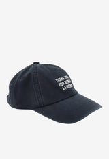 AMI PARIS Embroidered Faded Baseball Cap Black UCP283AW0052A339_NOIRLAVE_70231719