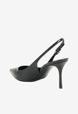 Dolce & Gabbana Cardinale 75 Patent Leather Slingback Pumps Black CG1055A147180999_Black_70014272
