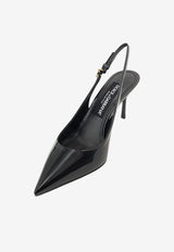 Dolce & Gabbana Cardinale 75 Patent Leather Slingback Pumps Black CG1055A147180999_Black_70014272
