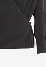 Twisted Silk Shirt