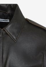 Distressed Leather Jacket