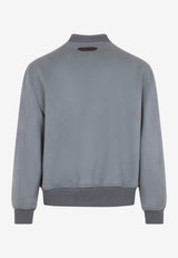 Wool Knit Bomber Jacket