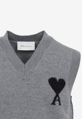 Ami De Coeur Wool Knit Sweater Vest