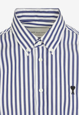 Ami De Coeur Long-Sleeved Stripe Shirt