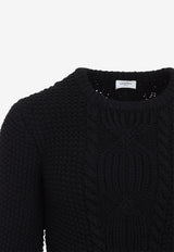 Cable Knit Wool Sweater