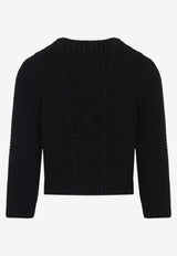 Cable Knit Wool Sweater