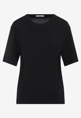 Ribbed Crewneck T-shirt
