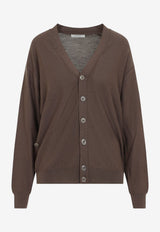 Relaxed Twisted Asymmetric Cardigan