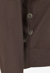 Relaxed Twisted Asymmetric Cardigan