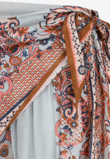 Aster Scarf Paisley Print Maxi Skirt