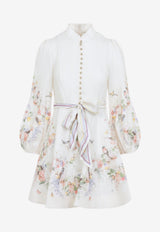 Valiant Floral Print Mini Dress