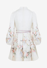 Valiant Floral Print Mini Dress