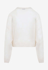 Open Knit Sheer Sweater