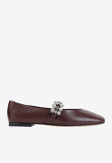 Efflorescence Mary-Jane Leather Flats