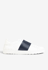 Open Leather Sneakers