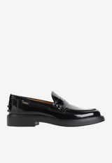 Brushed Leather Penny Loafers