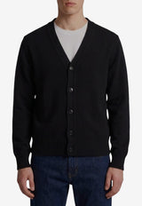 AMI PARIS Ami De Coeur Cashmere Cardigan Black HKC364-005-001