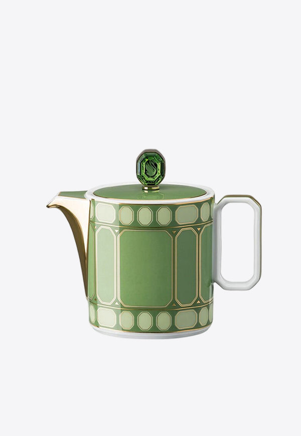 Swarovski Signum Porcelain Milk Pot Green 10570-426349-14435