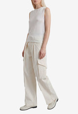 The Frankie Shop Oslo Cargo Pants Beige PAFS22794206--BEIGE