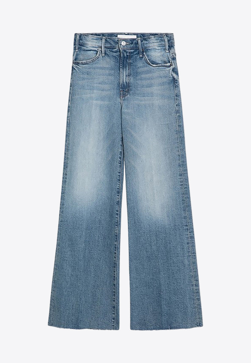 MOTHER The Hustler Roller Fray Wide Jeans Blue 10777-259CO/P_MOTH-ICO