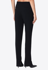 Dries Van Noten Tailored Pants with Slits Black 109512190_DRVNO-900