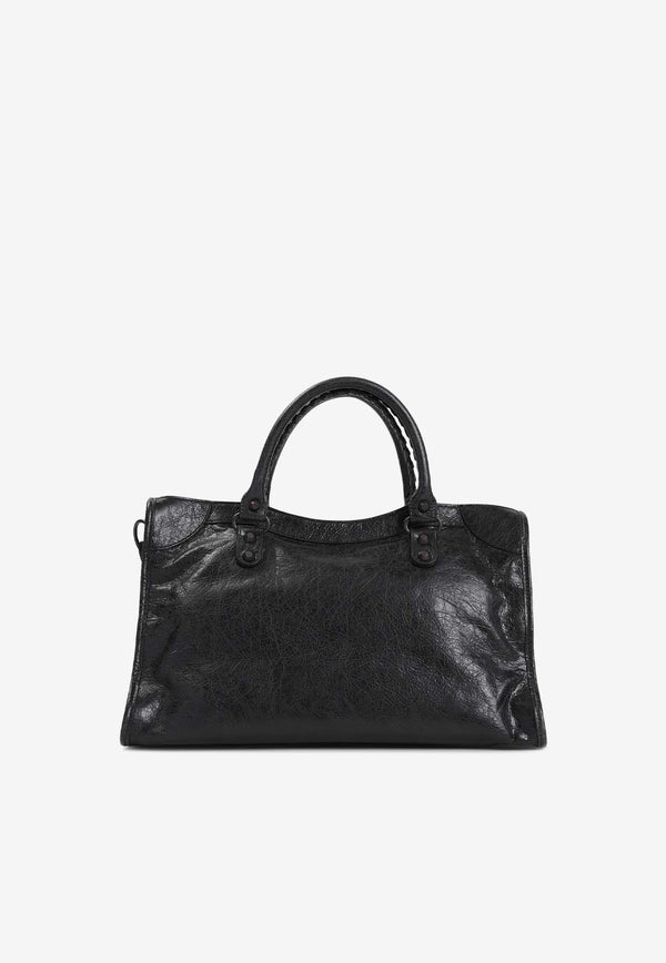 Medium Le City Leather Tote Bag