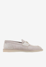 DG Logo Suede Leather Loafers