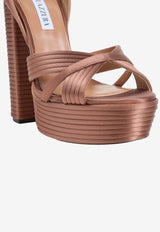 Sundace 140 Satin Platform Sandals