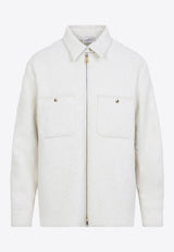 Bouclé Zip-Up Jacket