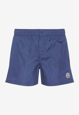Logo Patch Swim Shorts
