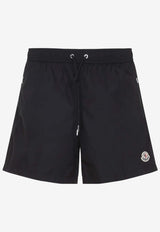 Logo Patch Swim Shorts