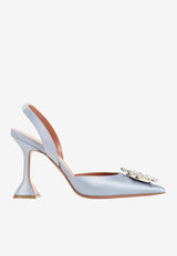 Begum 95 Slingback Satin Pumps
