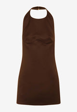 Halterneck Mini Charm Dress