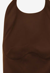 Halterneck Mini Charm Dress