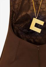 Halterneck Mini Charm Dress