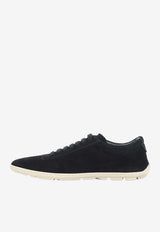 Low-Top Suede Leather Sneakers