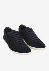Low-Top Suede Leather Sneakers