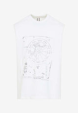 Brad Printed Sleeveless T-shirt