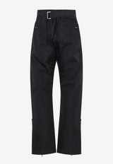 Megastrapped High-Rise Pants