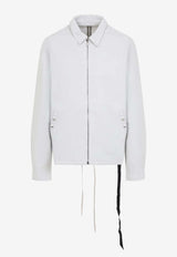 Zip-Up Jacket with Signature-Strap