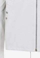 Zip-Up Jacket with Signature-Strap