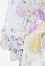 Luna Ruffled Floral Playsuit