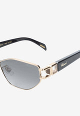 Geometric Logo Sunglasses