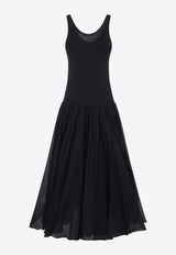 Double Layer Midi Dress