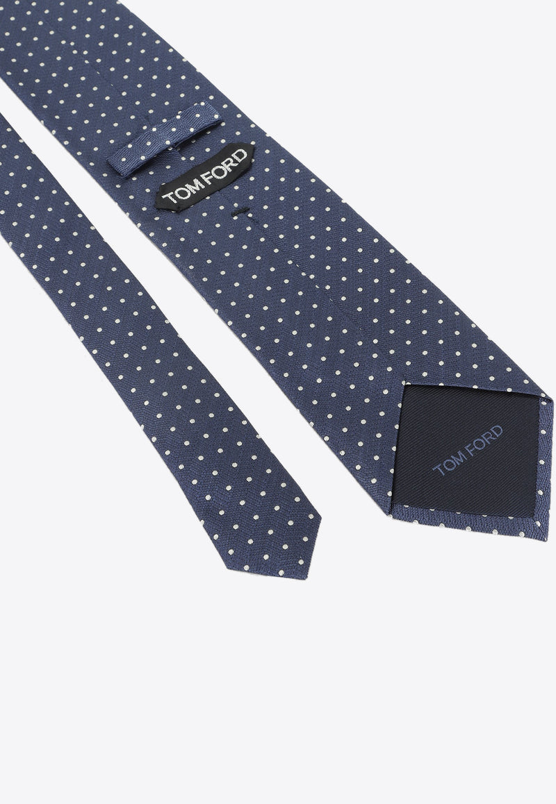 Micro Dot Silk Tie