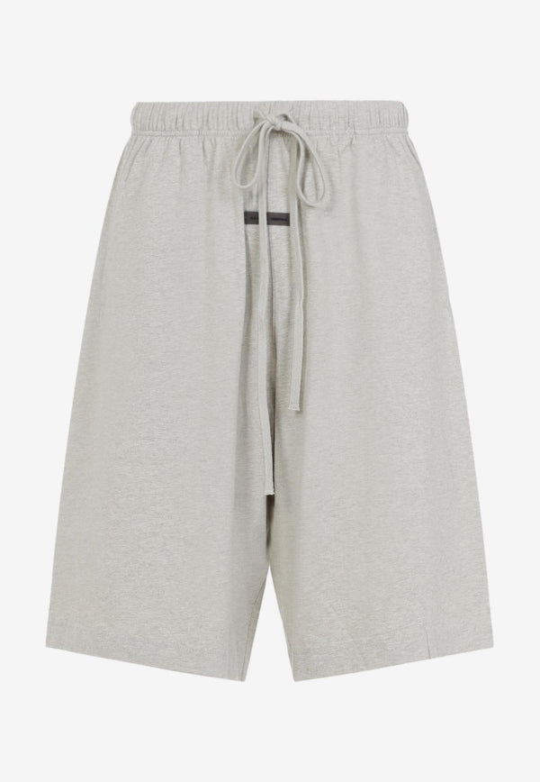 Logo-Label Track Shorts