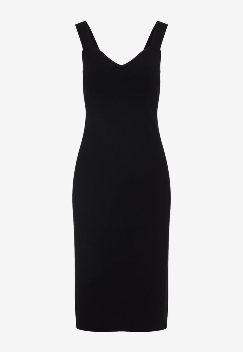 Teak Compact Midi Dress