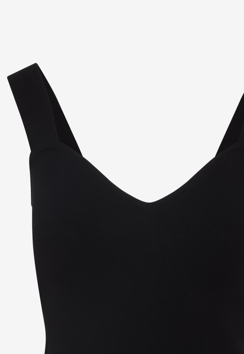 Teak Compact Midi Dress