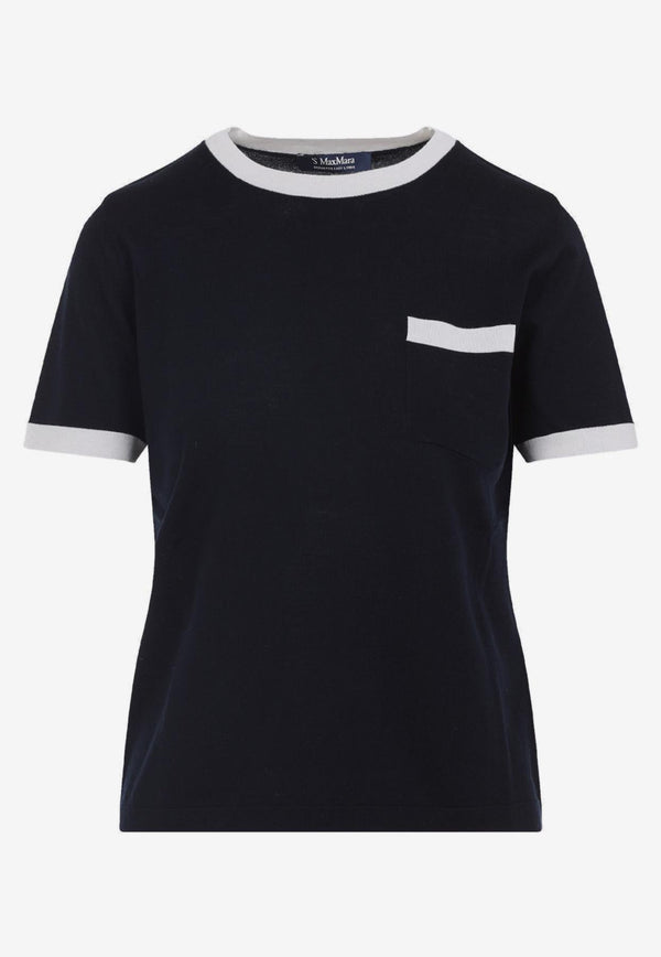 Egidio Short-Sleeved Wool Knit T-shirt