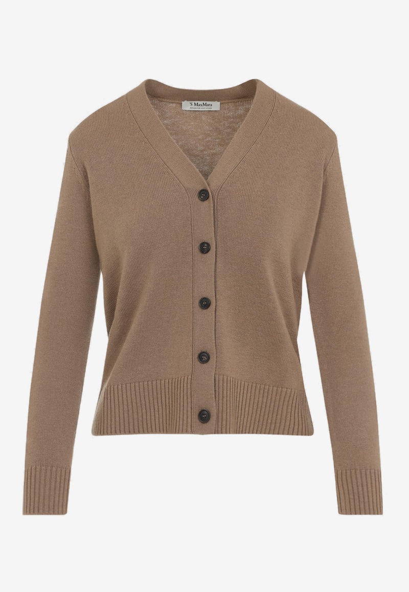 Apollo Button-Up Wool Cardigan